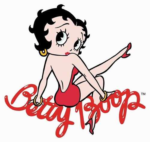 Betty boop iron heat tee - on,