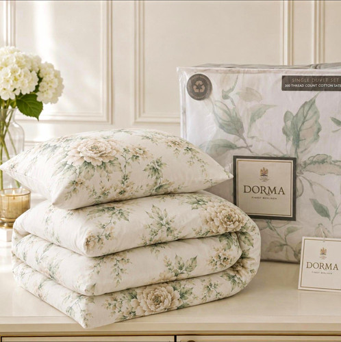 Dorma single cream green - dorma,