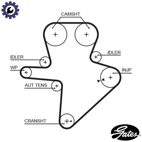 Timing belt 5586xs for - 5586xs,