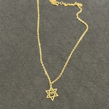 Star of David Metal Chain