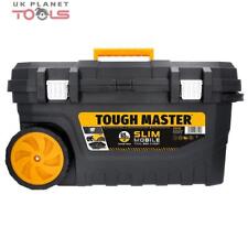 TOUGH MASTER® Heavy Duty Large Tool Box 25" Lockable with wheels & handle