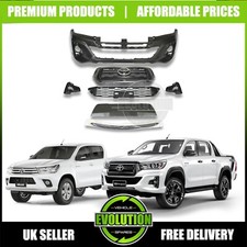 FACELIFT UPGRADE CONVERSION BODY KIT GRILLE FRONT BUMPER TOYOTA HILUX REVO 15-17