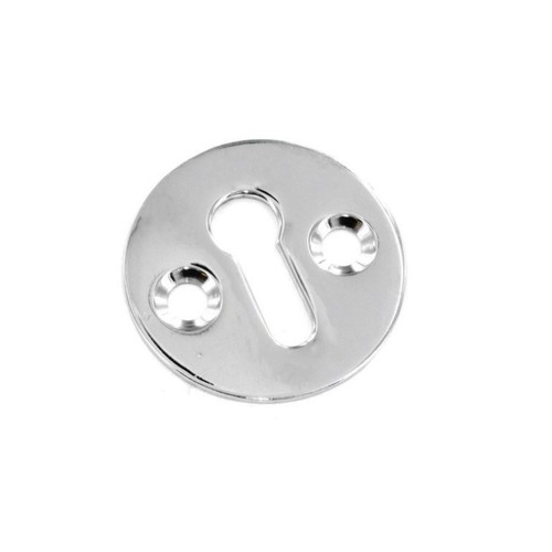 Keyhole chrome escutcheon key - chrome,