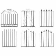 Pedestrian Garden Gate Wrought Iron Picket Fence Fittings Back Gate Side Gates