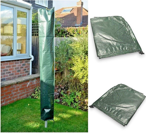 Rotary washing line - washing, cover