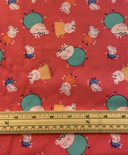 Fat quarter peppa - fat, pig