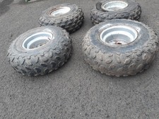 Set Of Four Quad Wheels And Tyres
