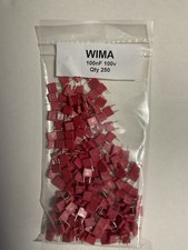 Capacitors WIMA 100nf 100v Pack of 250 Film Capacitors