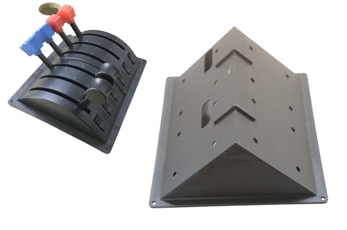 Dual flush mount adapter - flush,