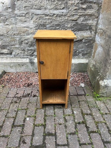 Mid century pine - pine, bedside