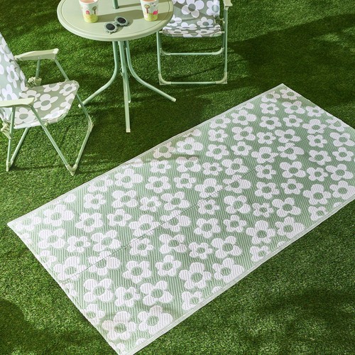 Ohs daisy print garden - garden, rug