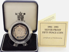 Coin Silver Proof 50P Fifty