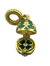 S925 Gold Plated Egg Locket