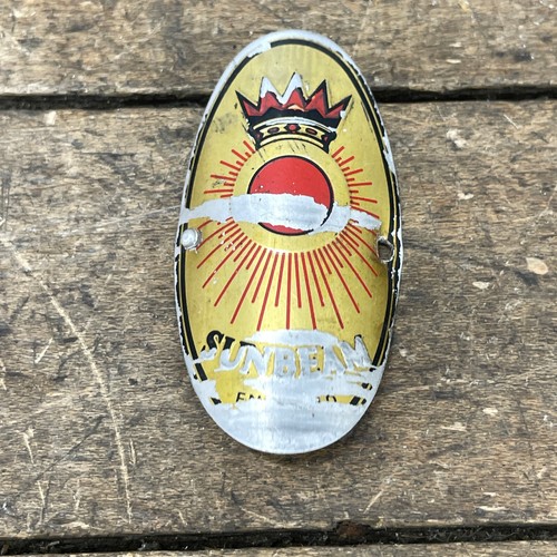Vintage sunbeam headbadge - vintage,