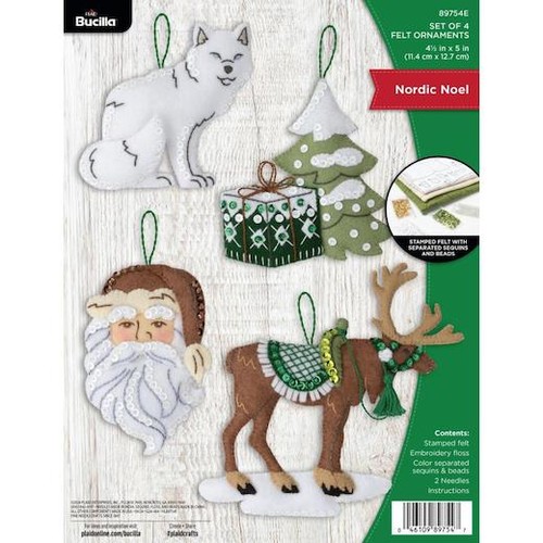 Bucilla felt ornaments - bucilla,