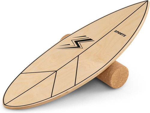Wooden balance board surfing - wooden,