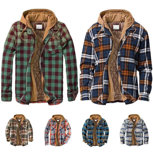 2505 men plaid - plaid, jacket
