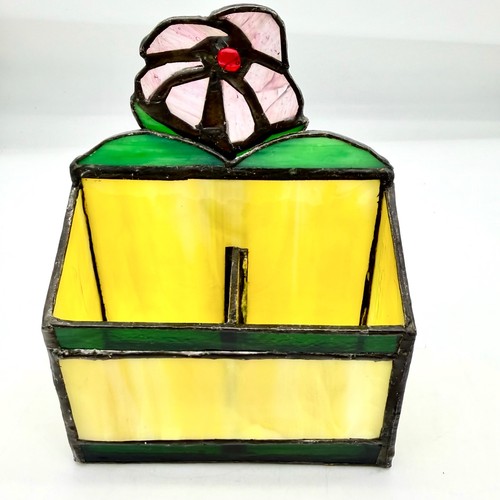 Vintage stained slag glass - vintage,