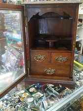Antique oak Smokers cabinet