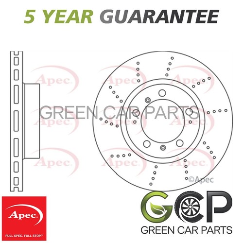 Apec front right brake disc - front,