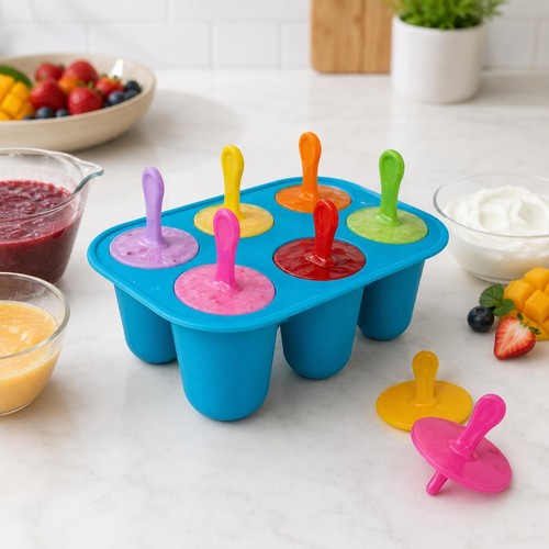 Mini silicone ice lolly moulds - lolly,