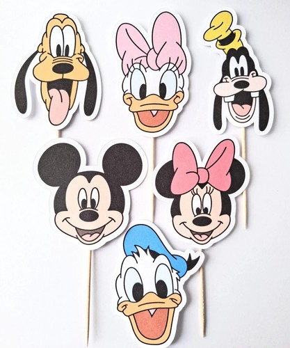 Mickey mouse cupcake - cupcake, toppers