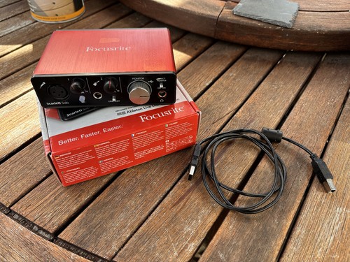 Focusrite scarlett solo - focusrite, 2nd