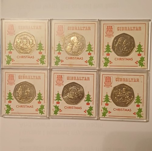Gibraltar christmas 50p - gibraltar, coin