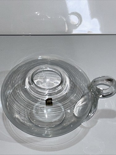 Vintage clear glass bowl - vintage,