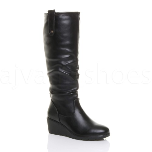 Womens ladies mid wedge - , heel