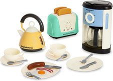 Casdon Morphy Richards Toy Kitchen Set Toaster Coffee Maker Kettle Play Food 3+