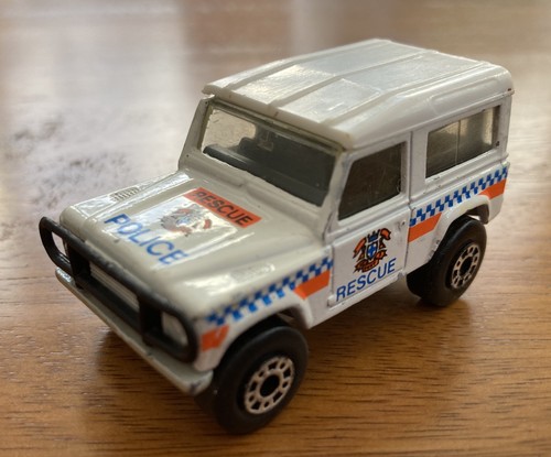 Matchbox land rover police - land, 90
