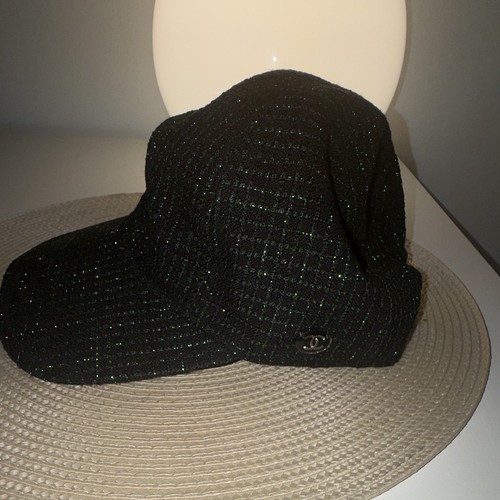 Chanel black tweed wool - black,