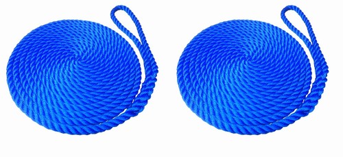 Royal blue mooring ropes - royal,