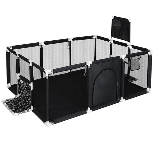 Large playpen round zipper - round,