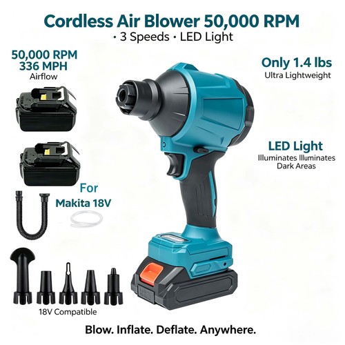 50000rpm cordless dust blower - cordless,