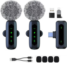 Mini Wireless Lavalier Microphone for Android and Iphone, Ios Devices - Noise Re