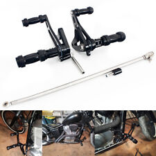 Full Sets Forward Control Footpegs For HONDA VT 600 Shadow VLX 1988-2007 Black