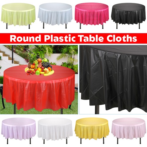 Pvc vinyl tablecloth round - pvc,