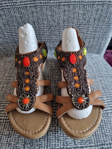Sandals south tan leather - sandals., south,
