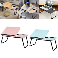 Folding Laptop Bed Table Sofa Breakfast Tray Portable Computer Lap Desk Stand UK