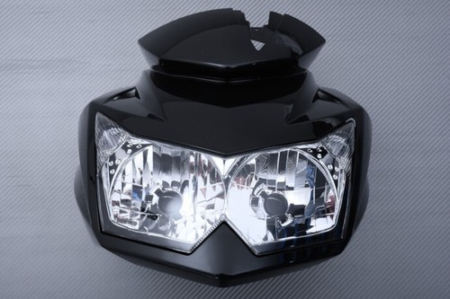 Black front nose fairing - black,