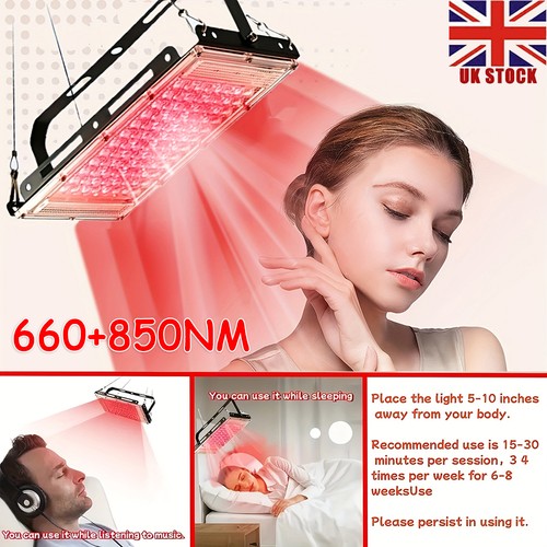660 850nm red light therapy - red,