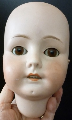Antique bisque doll head - antique,