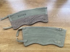 WW2 British Army Webbing Anklets- Indian Made. Genuine Original and NOS unused.