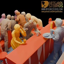 American Diner 50s- diorama