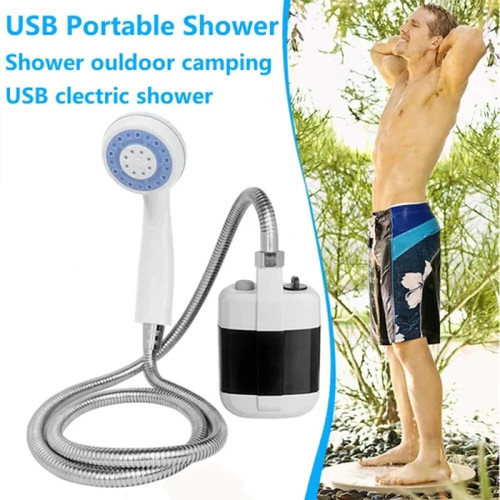 Portable camping usb shower - camping,