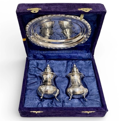 Vintage silver plated cruet - plated,
