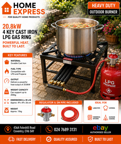 8kw key cast iron - cast, gas