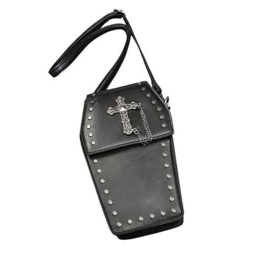 Gothic cross chain coffin - cross,